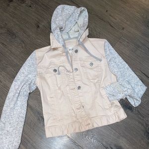❌SOLD❌Light pink and grey Mudd brand Jacket